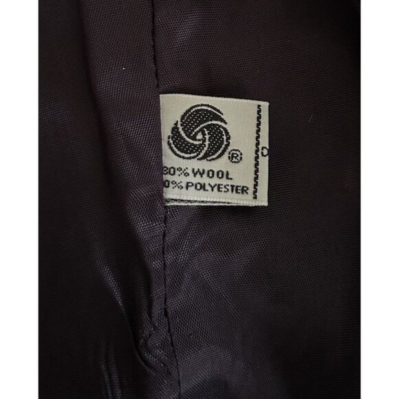 Saville Blazer Tweed Herringbone Jacket Womens Size 10 Petite Wool Grey Career - Picture 10 of 11